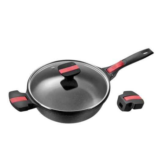 SAUTEUSE 24 cm VOLNA FAÇON PIERRE MANCHE AMOVIBLE