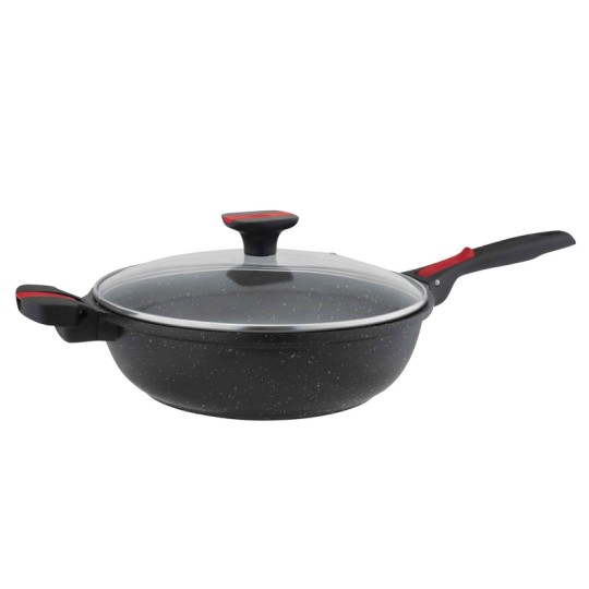 SAUTEUSE 28 cm VOLNA FAÇON PIERRE MANCHE AMOVIBLE