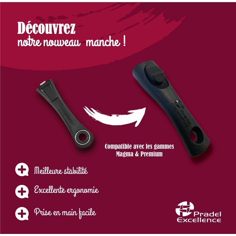 PREMIUM - MANCHE AMOVIBLE 18.5 CM VRAC