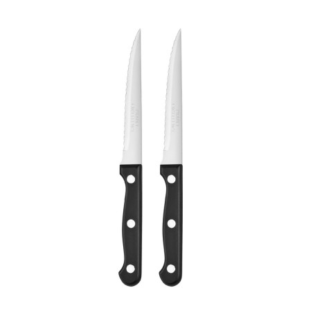 PRADEL - LOT 2 COUTEAUX STEAK 11 CM MANCHES ABS 3 RIVETS VRAC