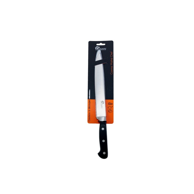 MAITRE CHEF - COUTEAU A DECOUPER 22.5 CM SUR CARTE