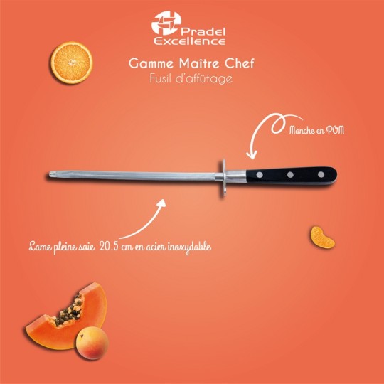 MAITRE CHEF - COUTEAU A JAMBON 28 CM SUR CARTE