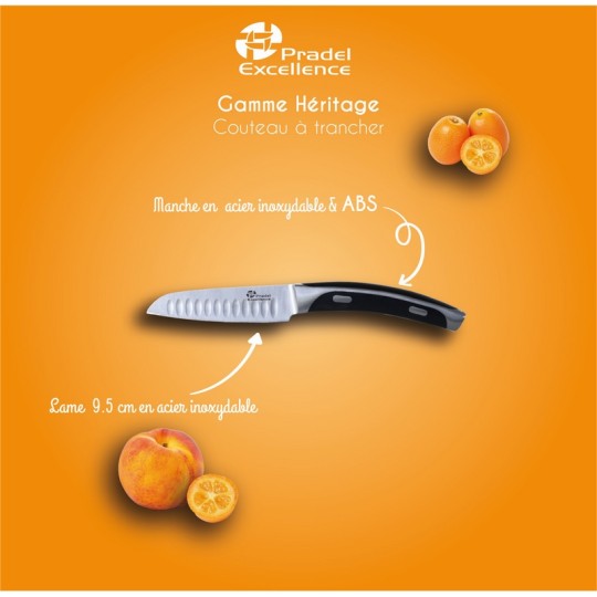 HERITAGE - COUTEAU A TRANCHER 9.5 CM SUR CARTE