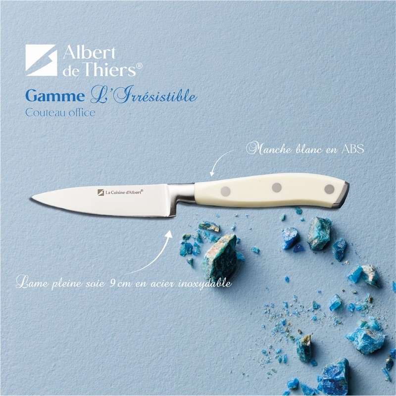 L'IRRESISTIBLE - COUTEAU OFFICE 9CM SUR CARTE