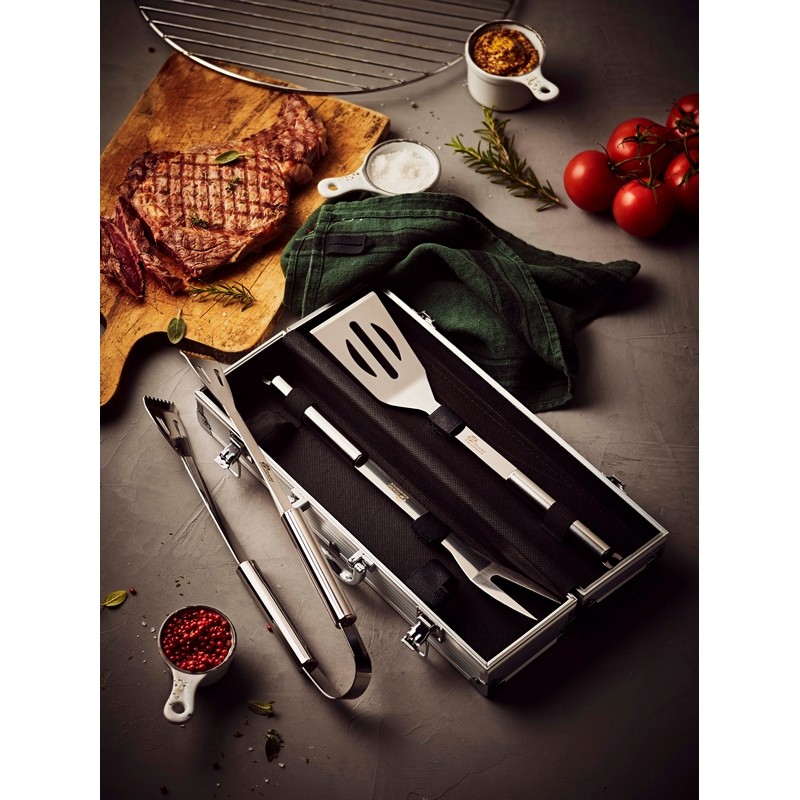 VALISE METAL 3 PIECES BARBECUE