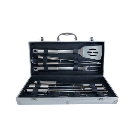 VALISE METAL 16 PIECES  BARBECUE