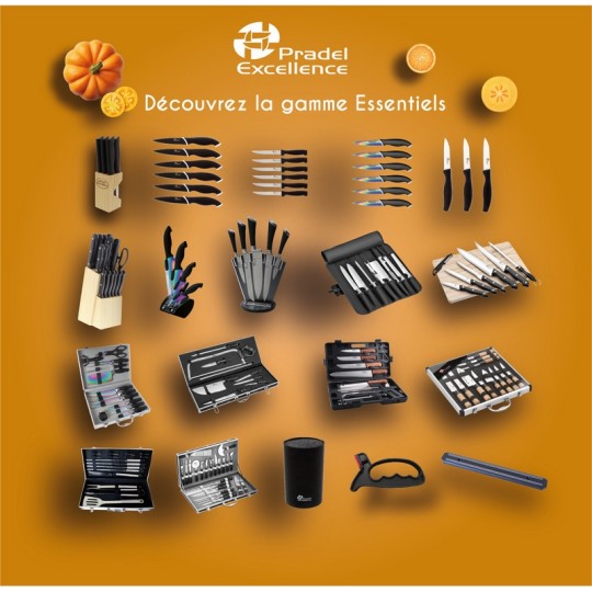 VALISE METAL 16 PIECES  BARBECUE