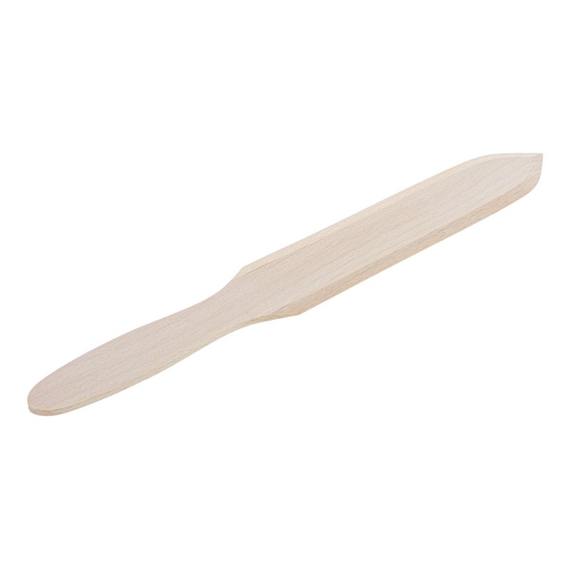 BOIS - SPATULE A CREPES PLATE 33 CM VRAC