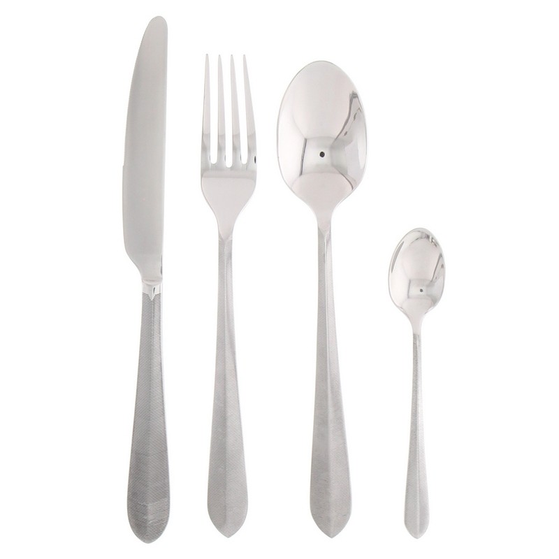 KIRUNA - MENAGERE 16 PIECES INOX BOITE COULEUR