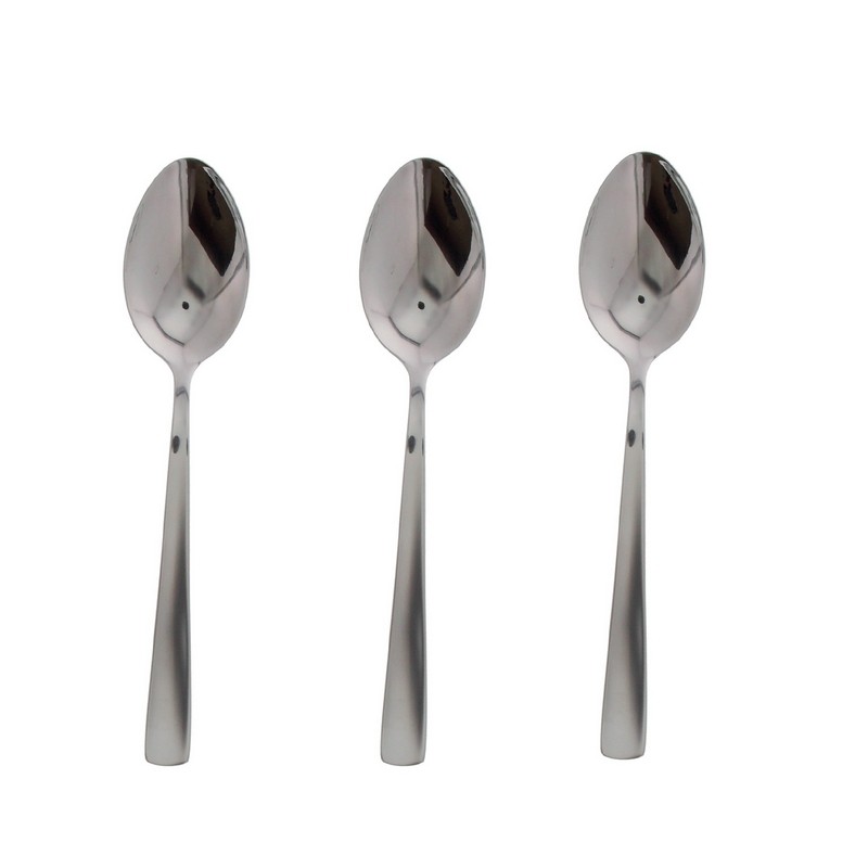 JULIETTE - LOT DE 3 CUILLERES A SOUPE INOX EN VRAC