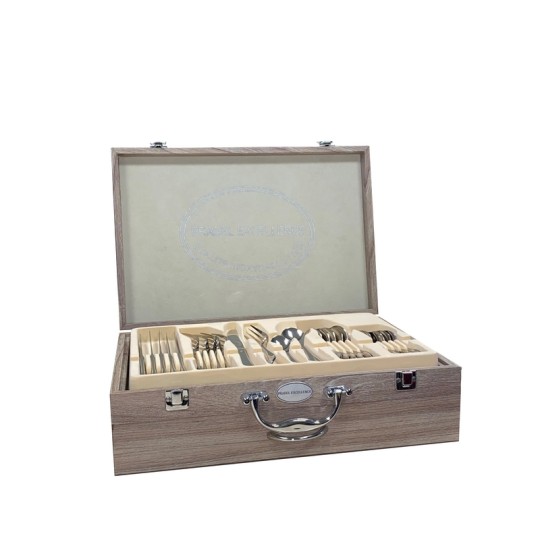 MENAGERE MIROIR 48 PIECES DANS COFFRET