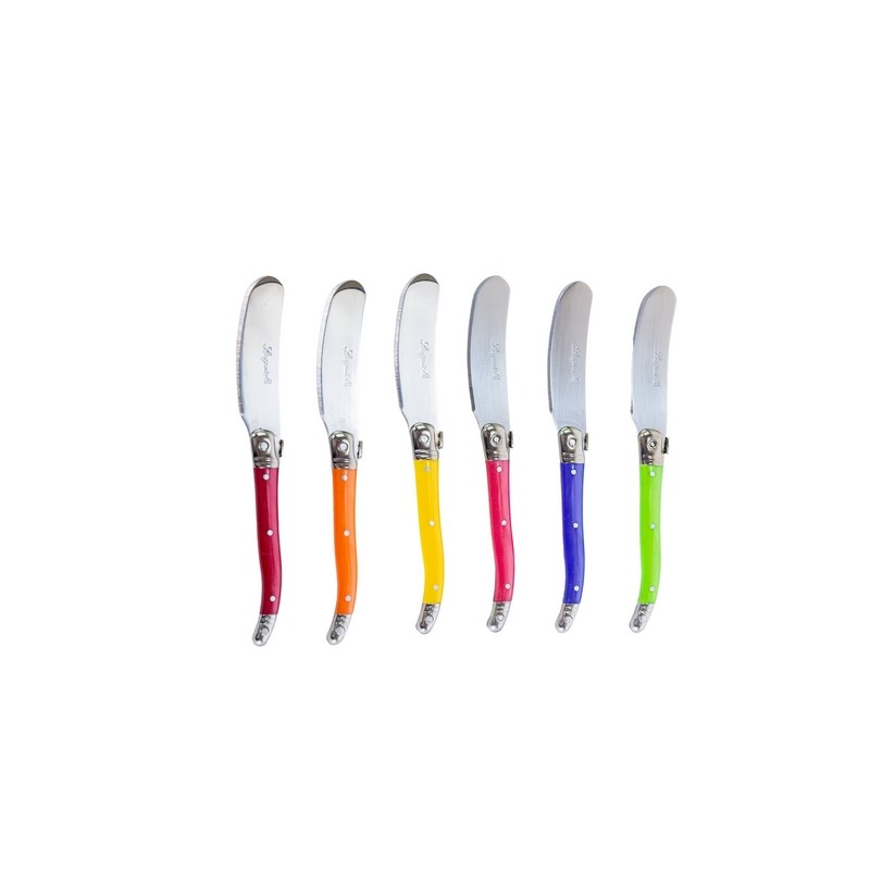 LES COLORES - SET 6 TARTINEURS PANACHES BOITE COULEUR