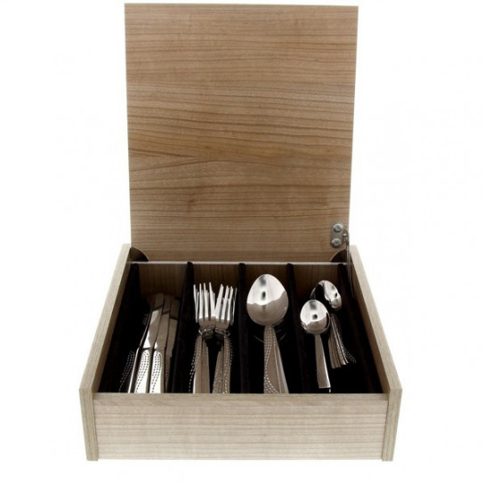 DOSEO MÉNAGÈRE 48 PIÈCES COFFRET BOIS