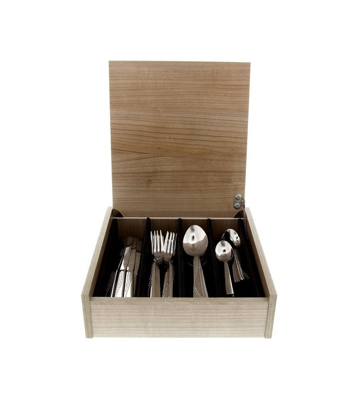 DOSEO MÉNAGÈRE 48 PIÈCES COFFRET BOIS