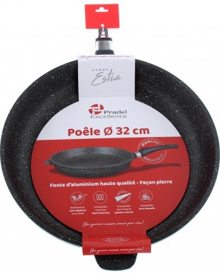 ESTIA POELE A CREPES 24 cm FAÇON PIERRE SANS MANCHE A SUSPENDRE